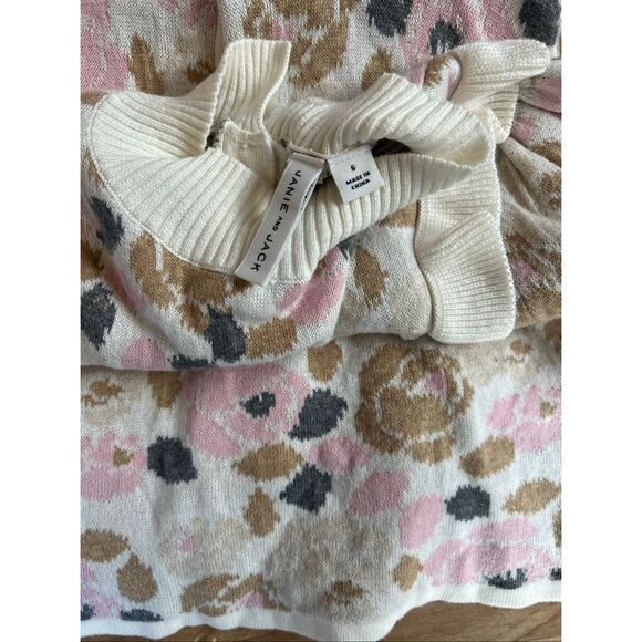 Janie and Jack Floral Sweater Dress - Picture 7 of 8